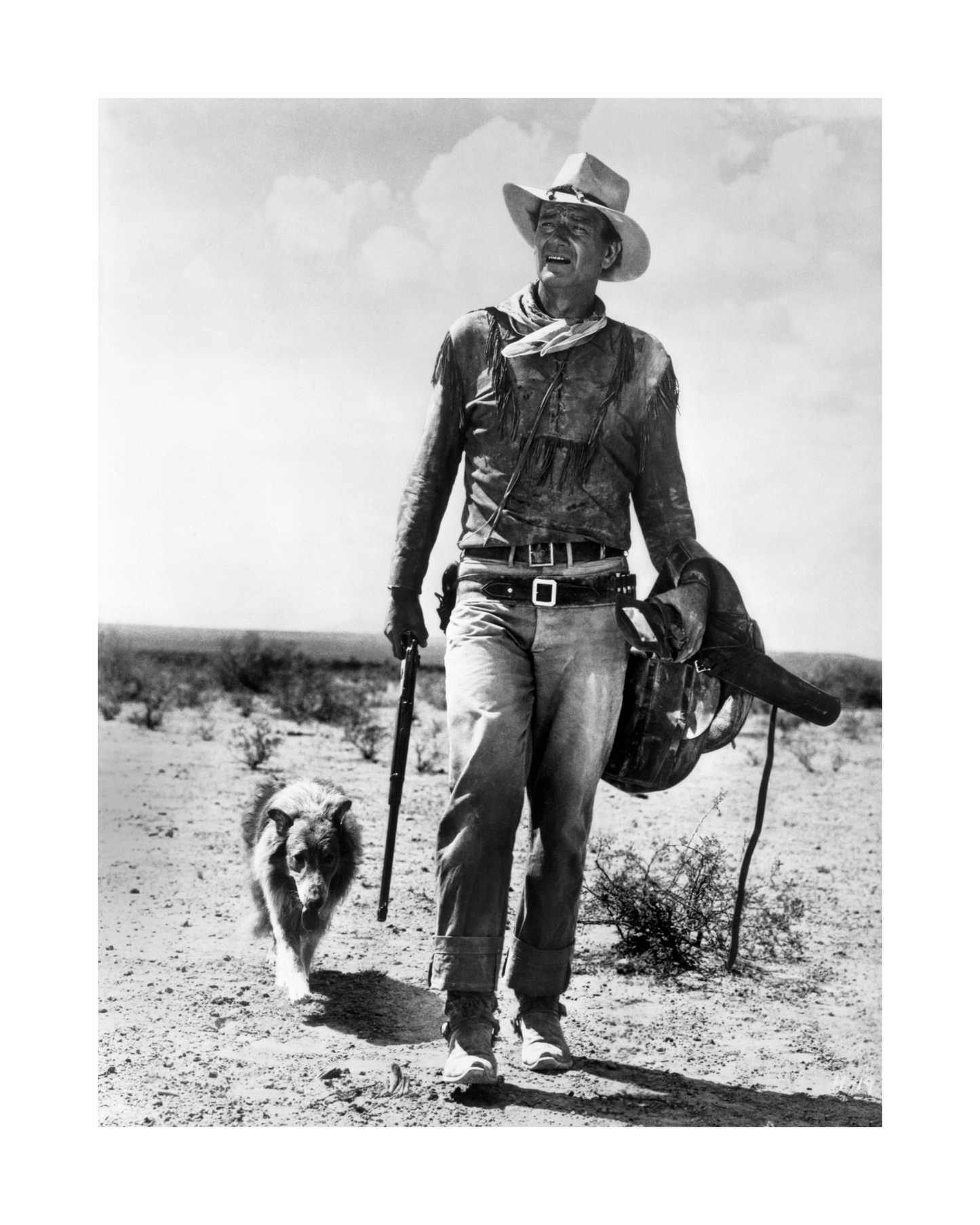 John Wayne with Dog