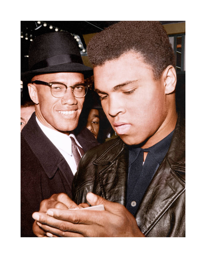 Mohamed Ali et Malcolm X
