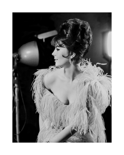 Natalie Wood in Feathered Dress