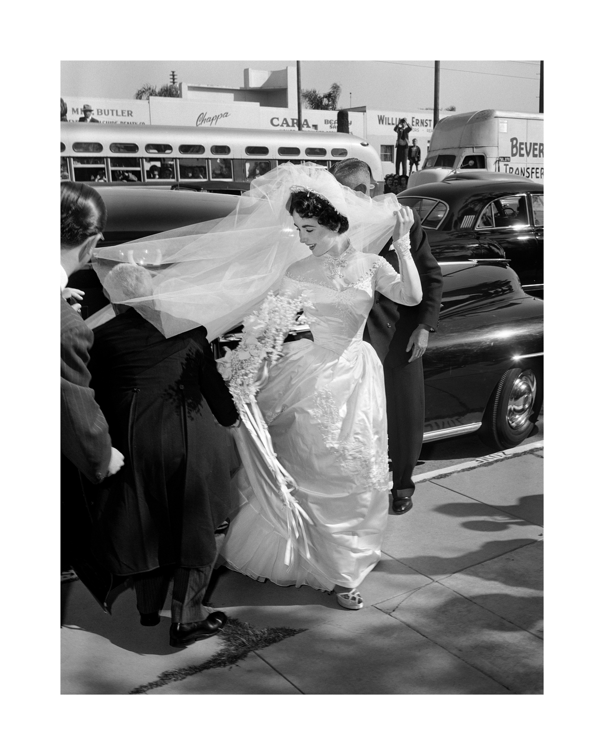 Elizabeth Taylor Wedding Day