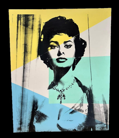 Sophia Loren in "Houseboat" - Peter Tunney Signed