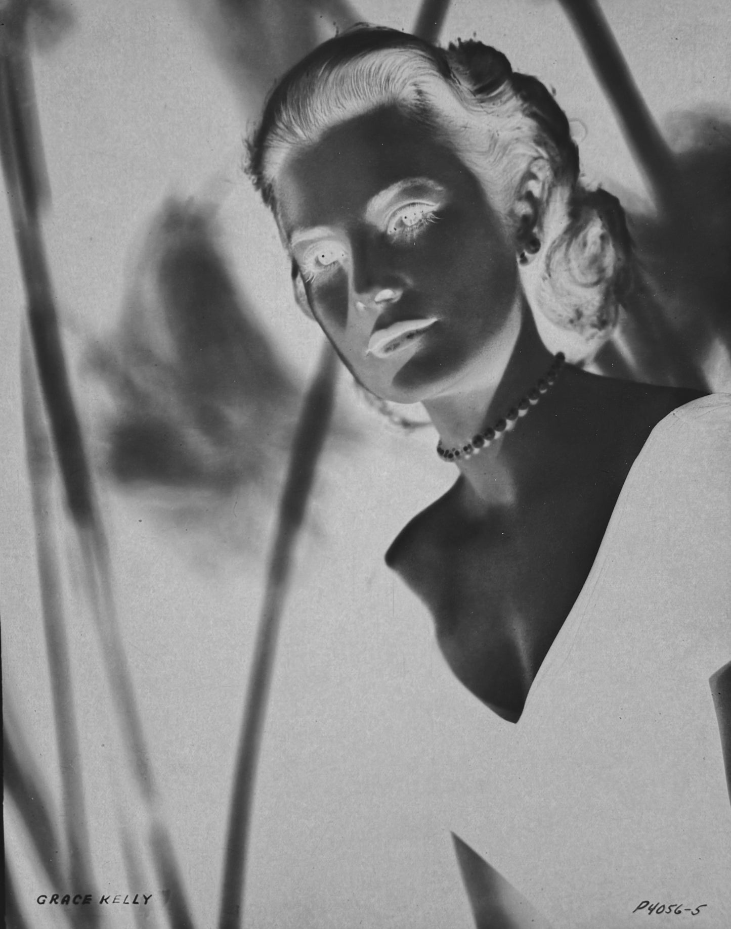 Grace Kelly - Photograph and Vintage Large Format Negative