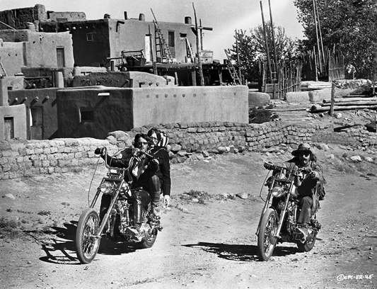 Scène de conduite d'Easy Rider