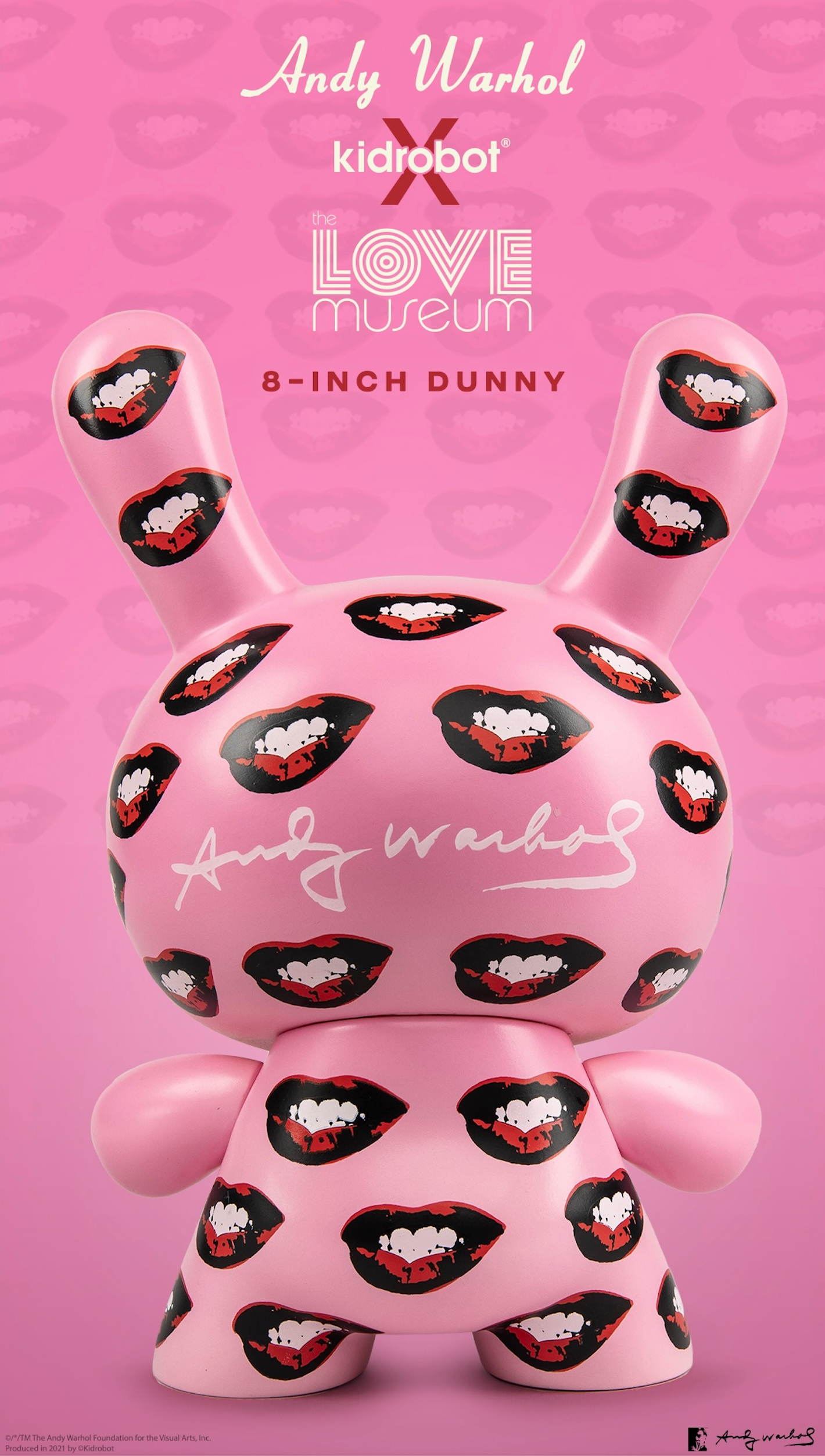 Andy Warhol Dunny Sculpture with Marilyn Lips