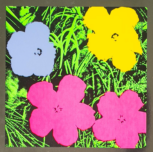 Colored Flowers - Andy Warhol