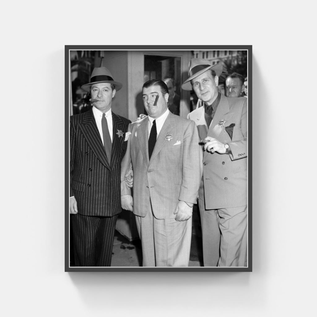 Bud Abbott, Lou Costello, and George Jessel