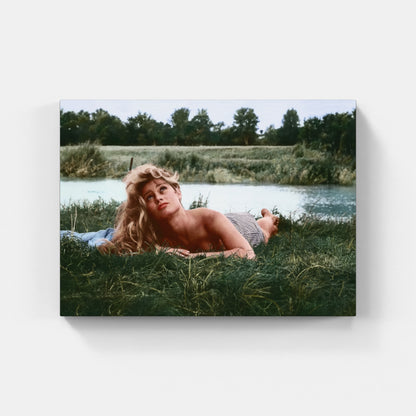 Brigitte Bardot Lying in Grass