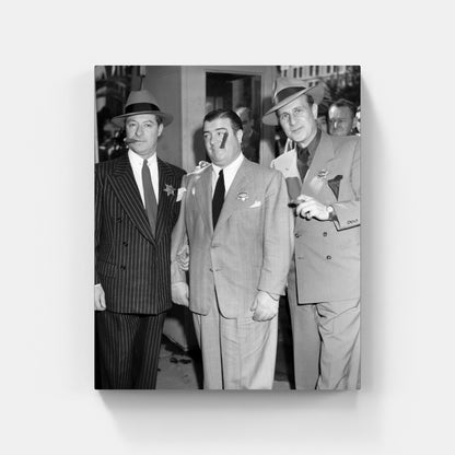 Bud Abbott, Lou Costello, and George Jessel