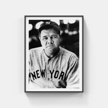 Babe Ruth in Uniform