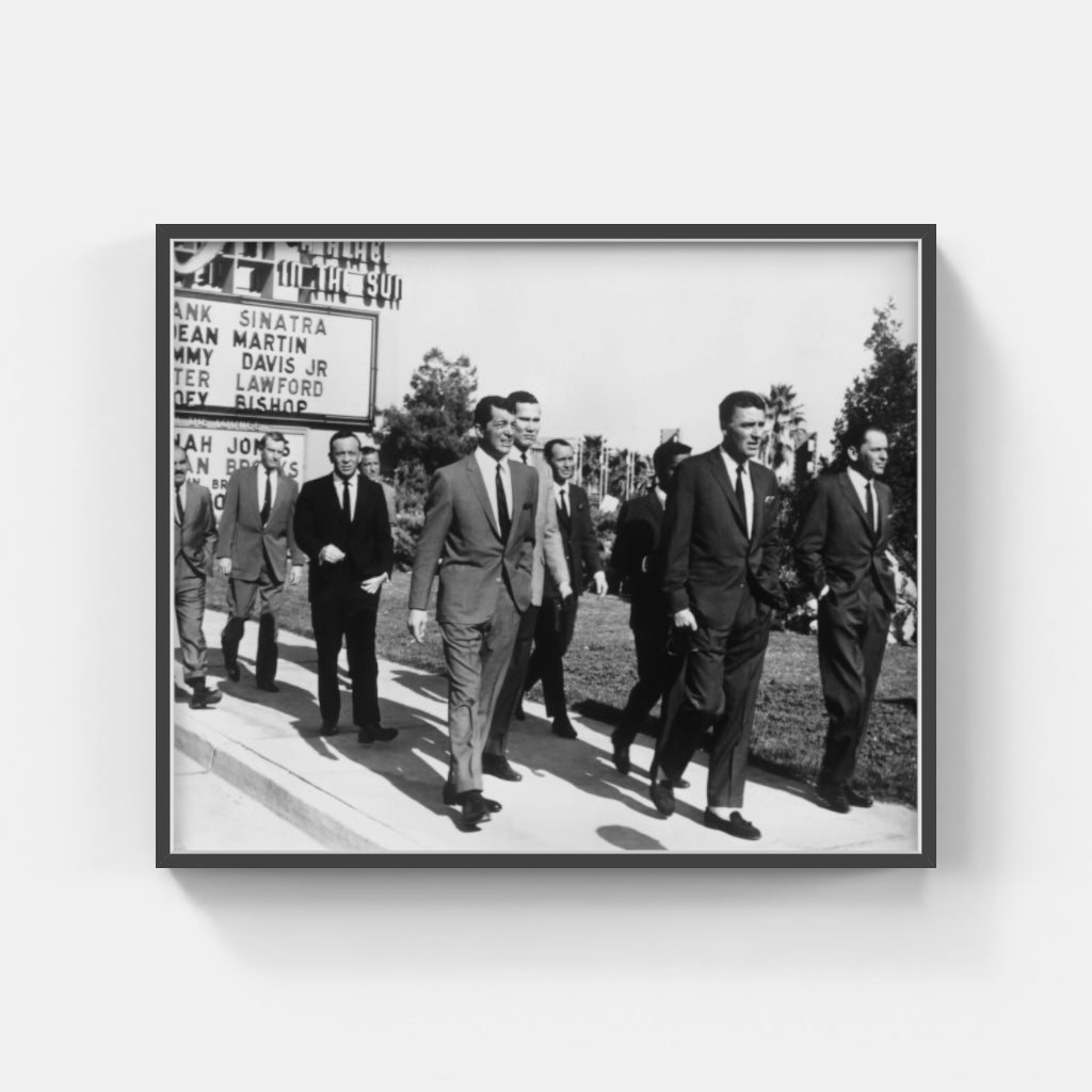 The Rat Pack Walking at The Sands