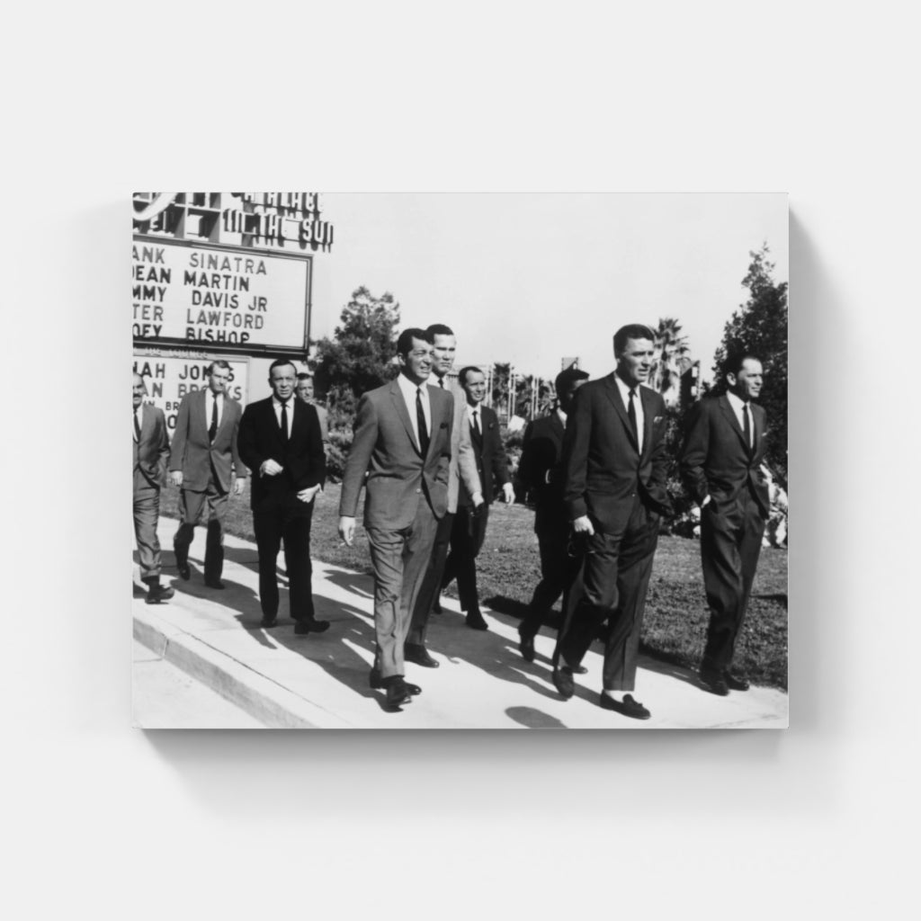 The Rat Pack Walking at The Sands