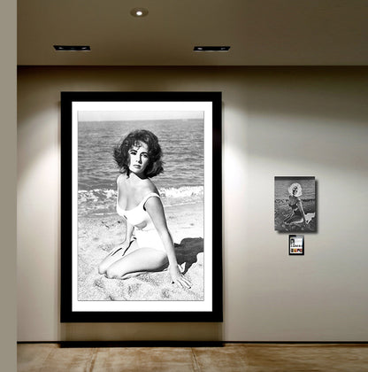 Elizabeth Taylor - Photograph and Vintage Large Format Negative