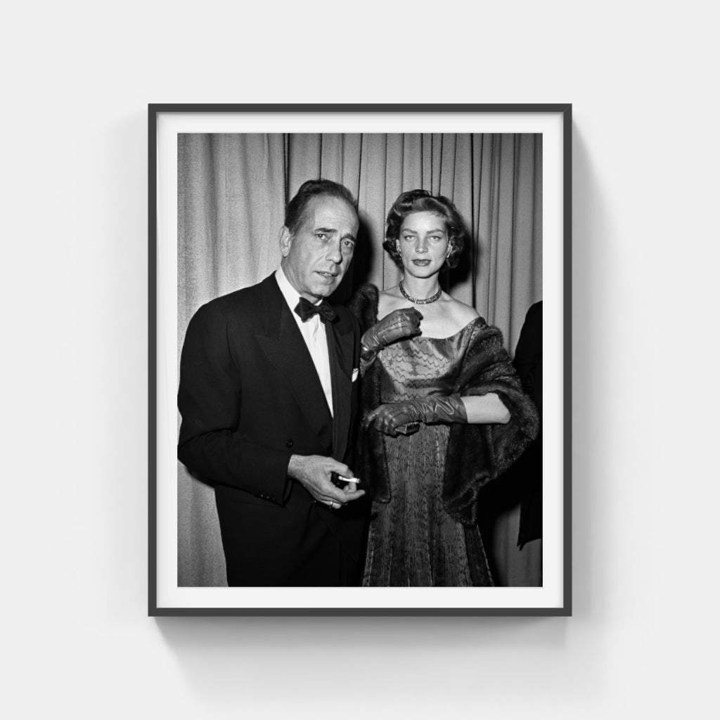 Humphrey Bogart and Lauren Bacall at Oscars