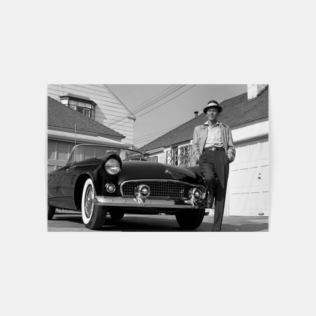 Frank Sinatra Standing on Thunderbird