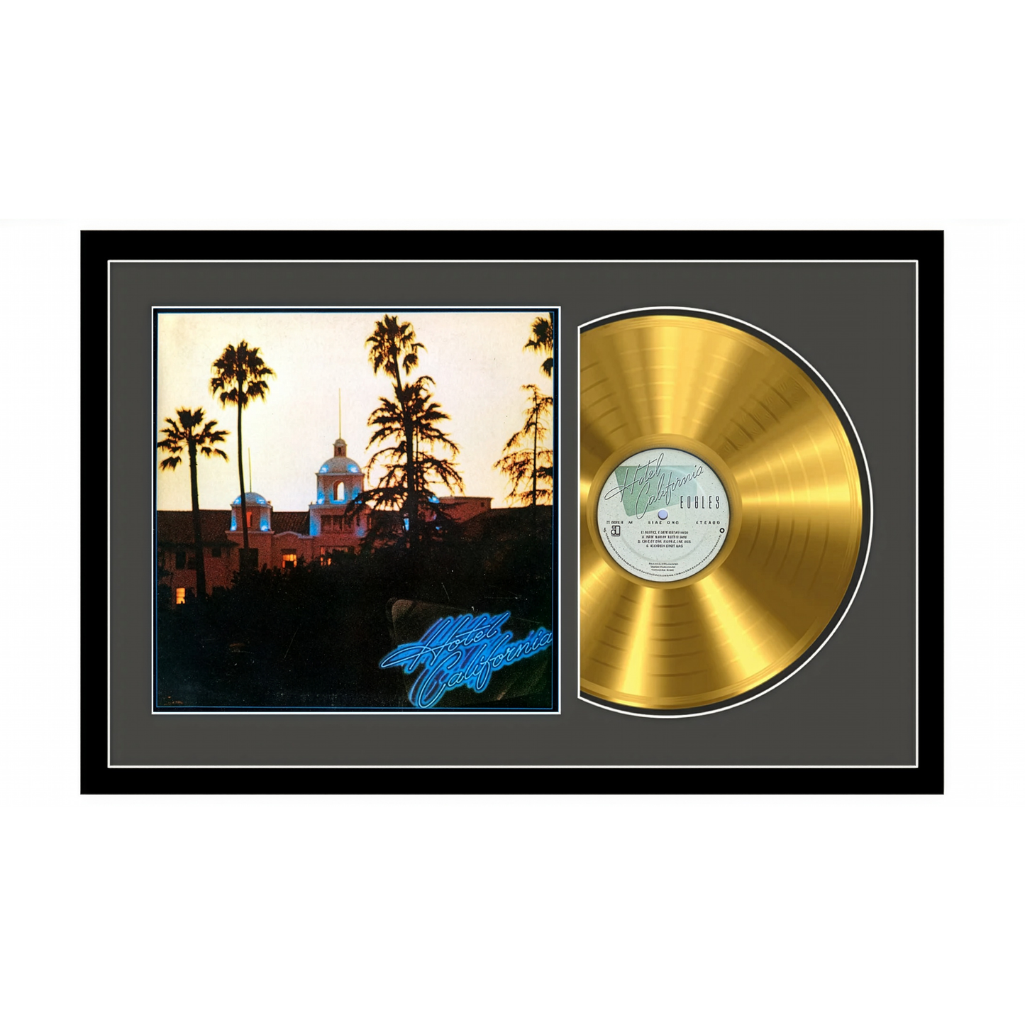 Eagles - Hotel California - Framed Vinyl Album Collectible