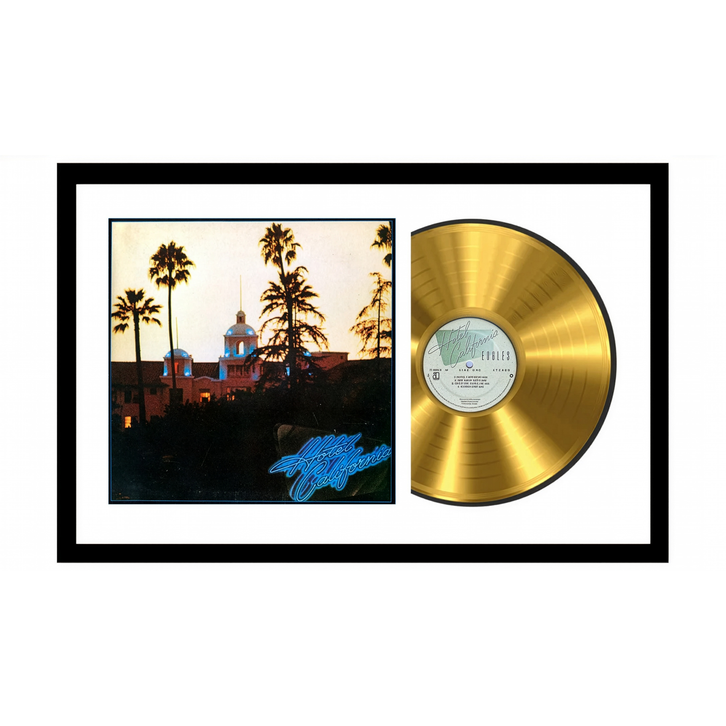 Eagles - Hotel California - Framed Vinyl Album Collectible