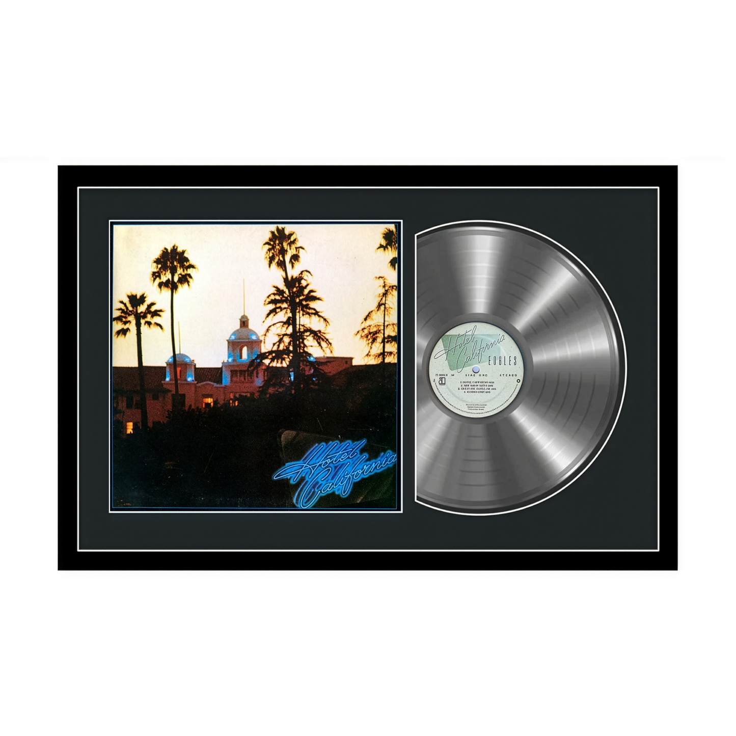 Eagles - Hotel California - Framed Vinyl Album Collectible