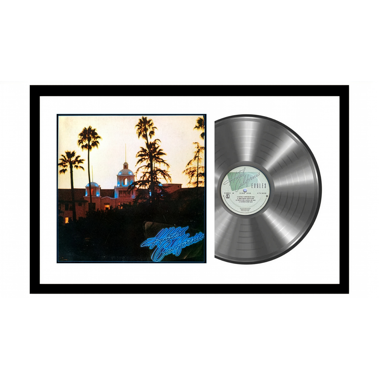 Eagles - Hotel California - Framed Vinyl Album Collectible