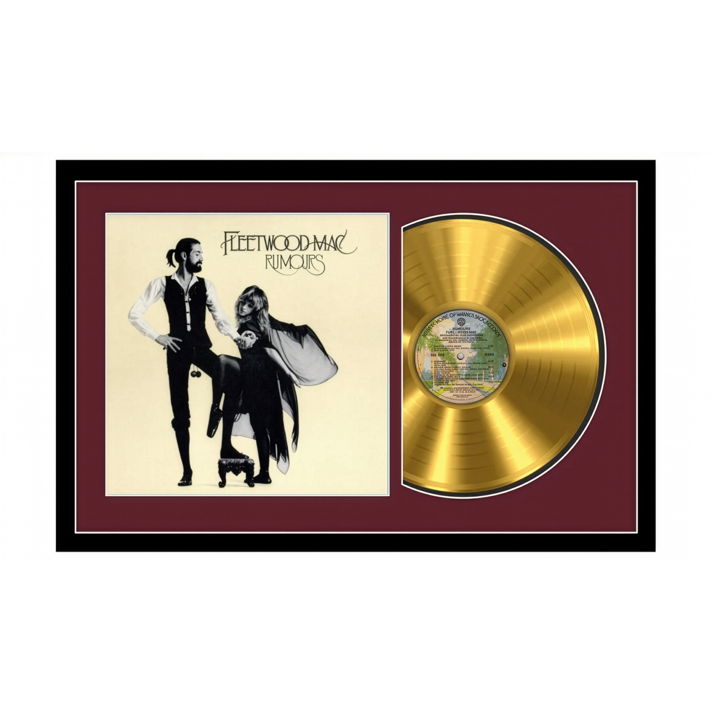 Fleetwood Mac - Rumours - Framed Vinyl Album Collectible