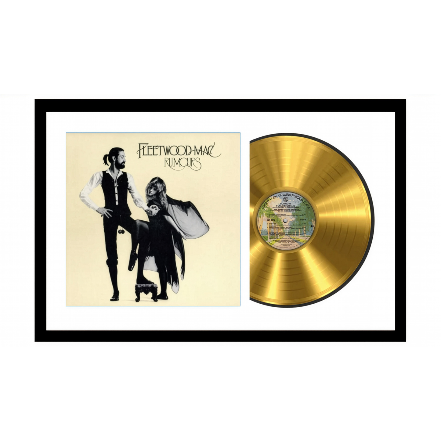 Fleetwood Mac - Rumours - Framed Vinyl Album Collectible
