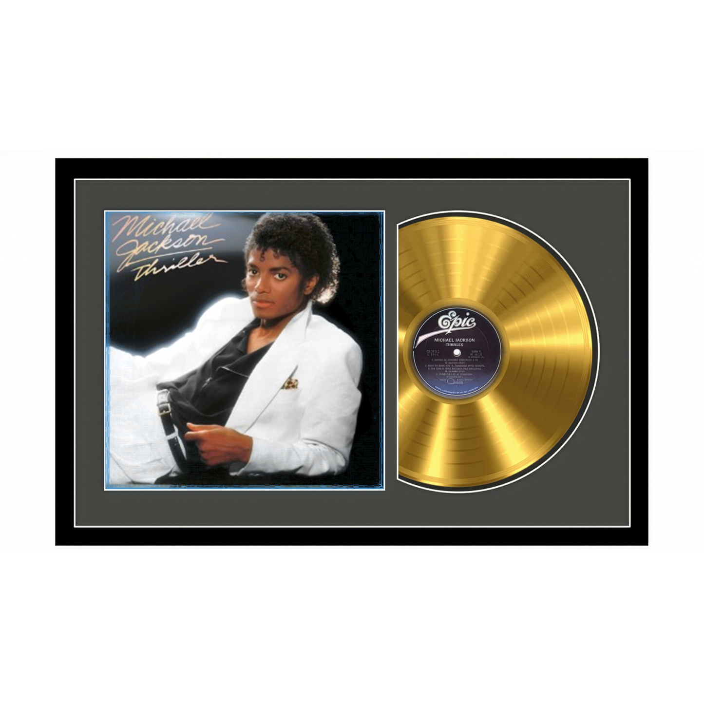 Michael Jackson - Thriller - Framed Vinyl Album Collectible