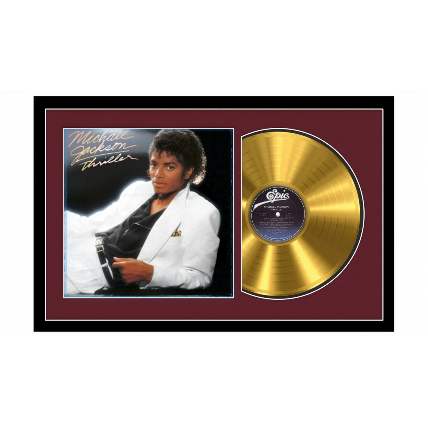 Michael Jackson - Thriller - Framed Vinyl Album Collectible