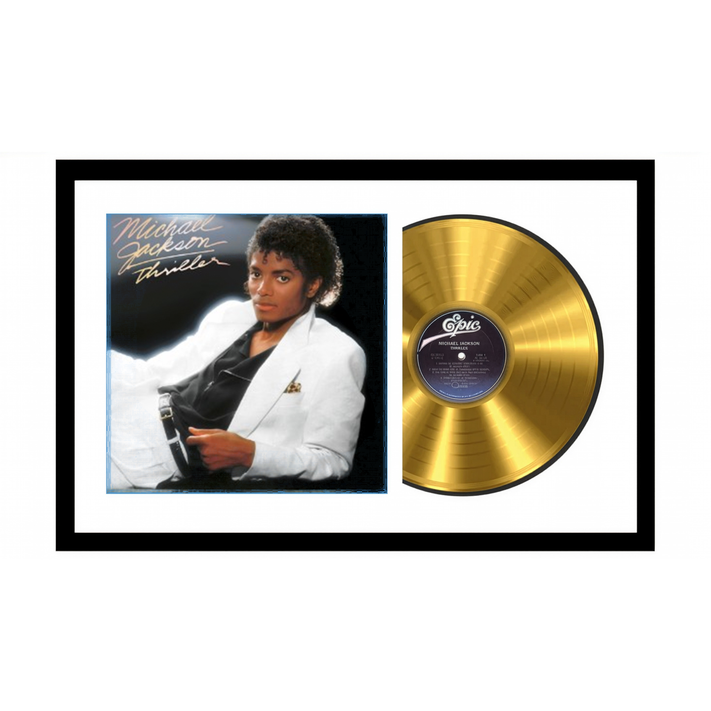 Michael Jackson - Thriller - Framed Vinyl Album Collectible