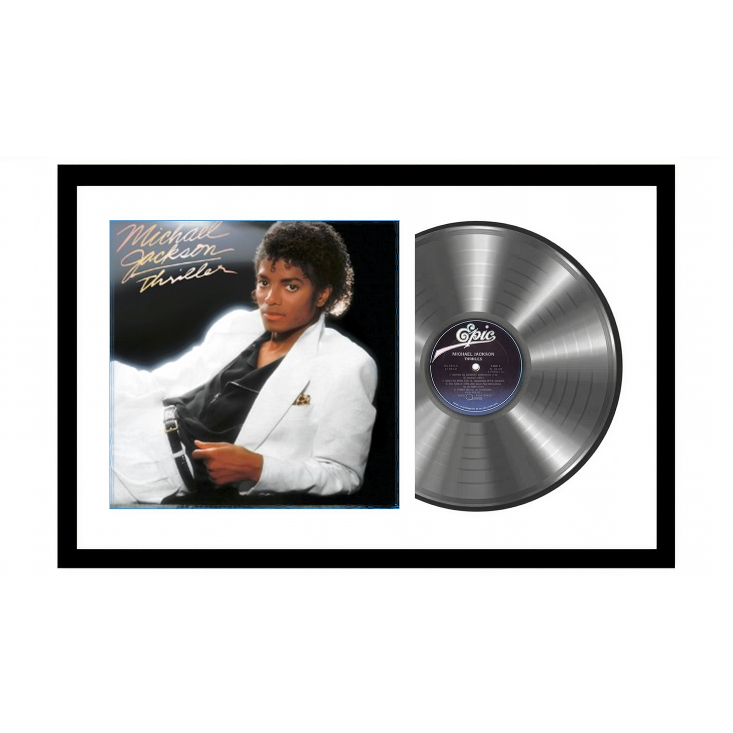 Michael Jackson - Thriller - Framed Vinyl Album Collectible