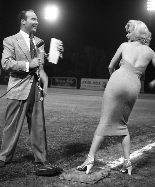 Marilyn Monroe at Dodger Stadium