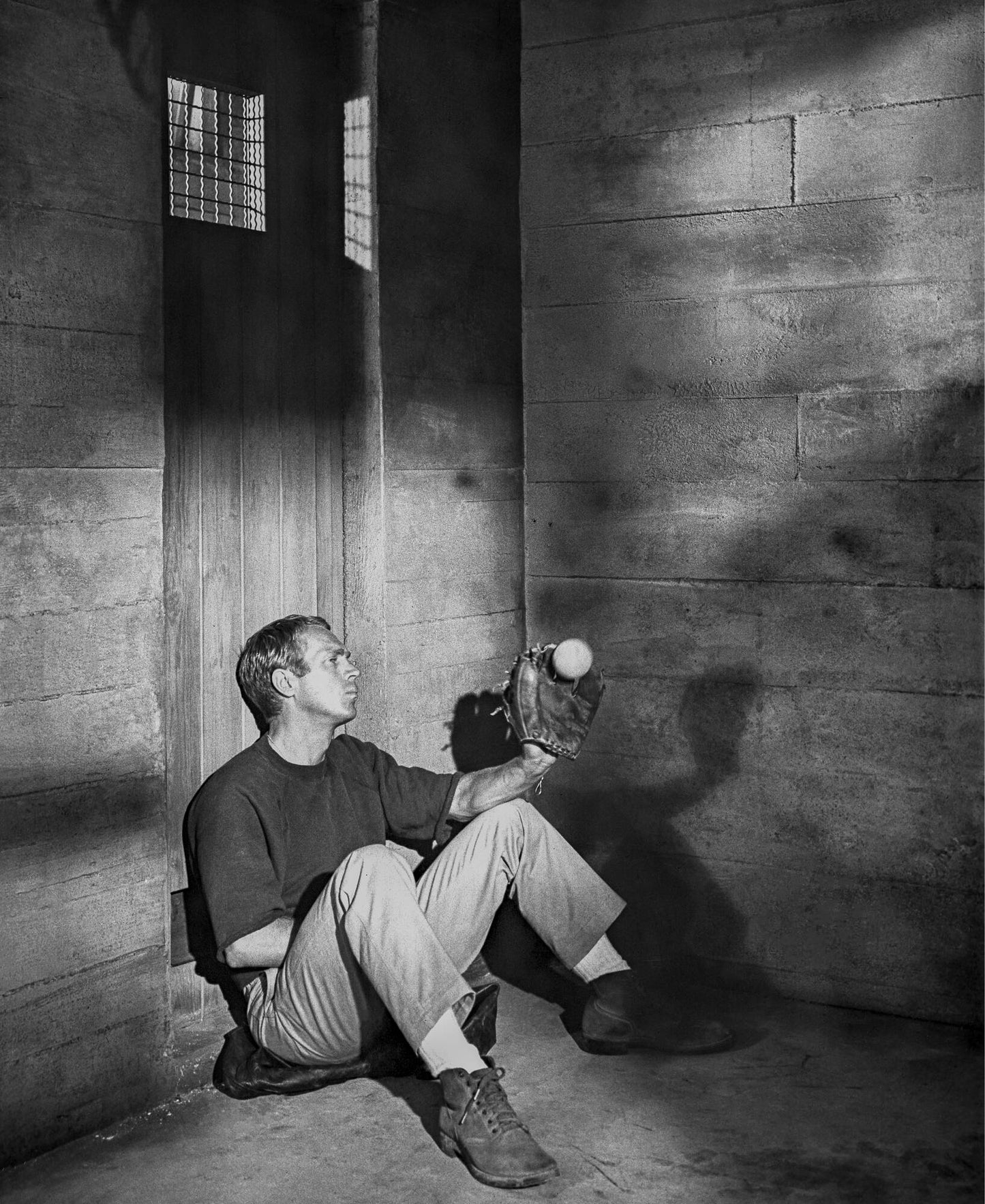 Steve McQueen in "The Great Escape"