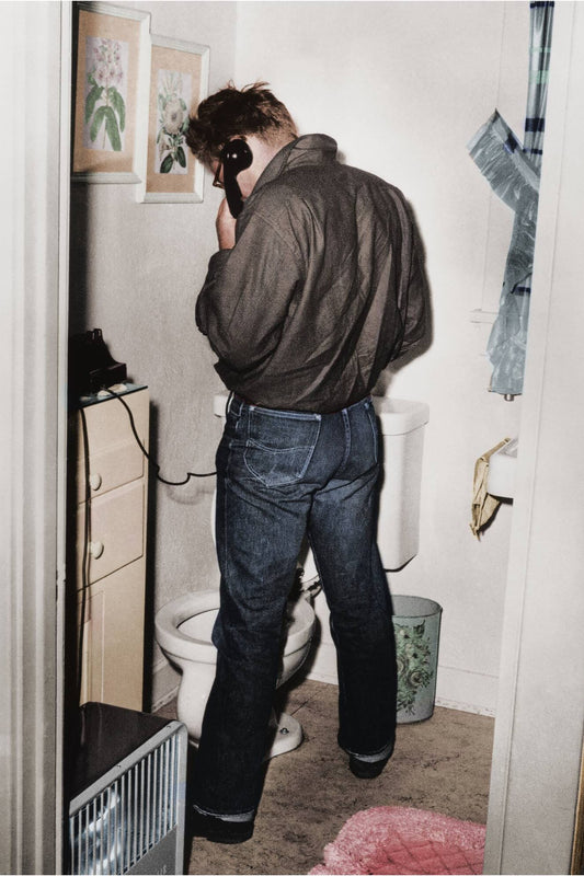 James Dean in Restroom