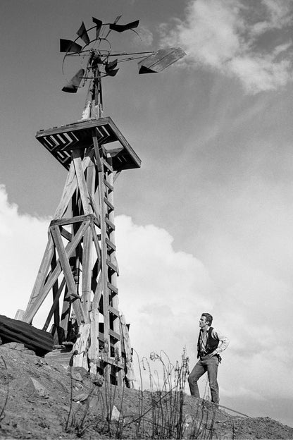 James Dean with Windmill in "Giant"