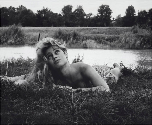 Brigitte Bardot Lying in Grass