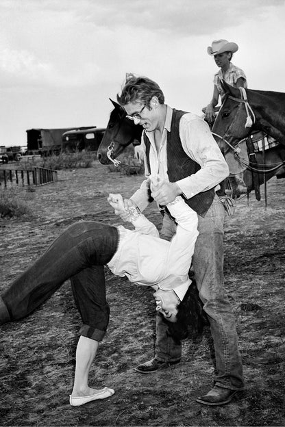 Elizabeth Taylor Flipping with James Dean