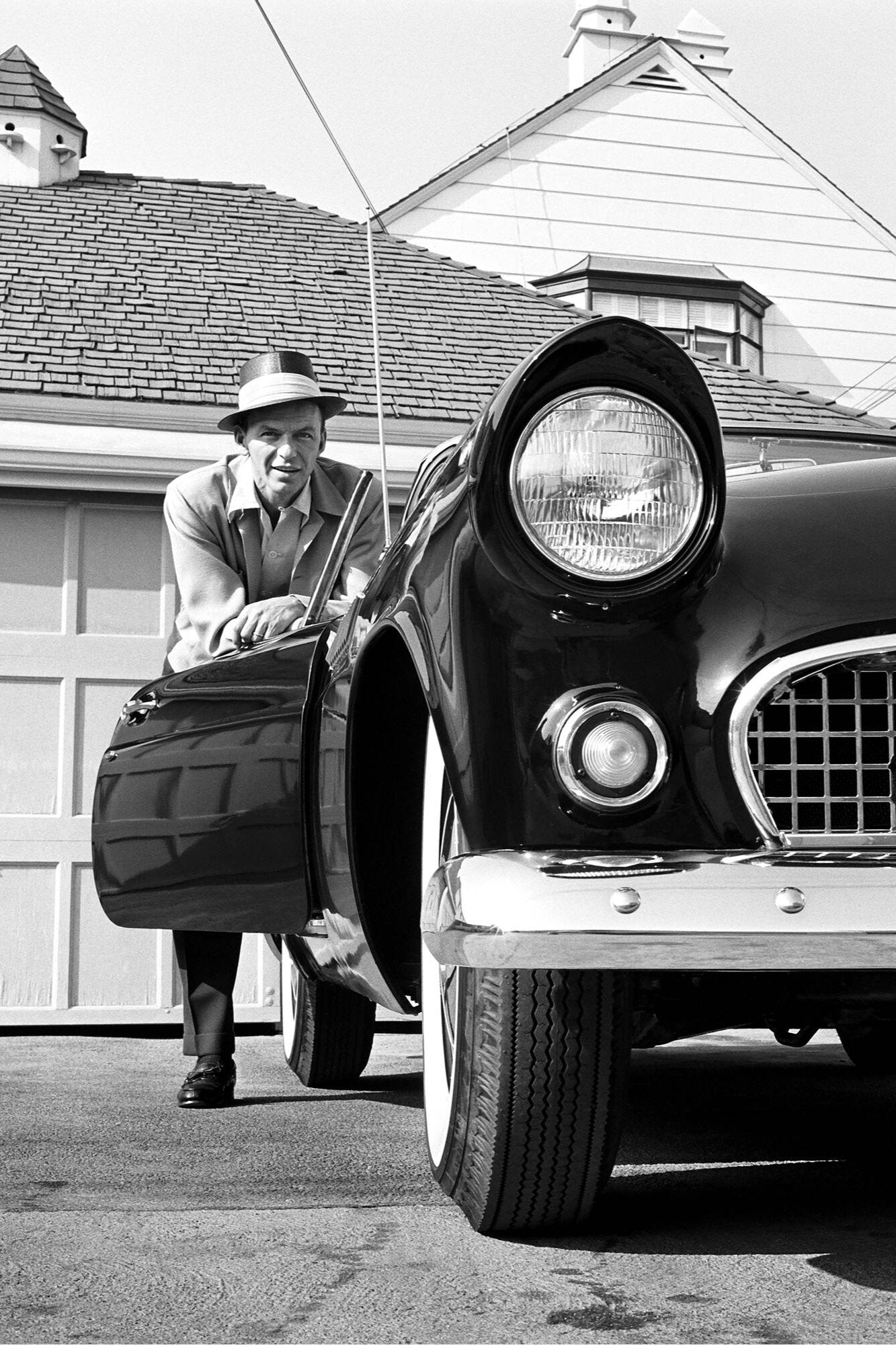 Frank Sinatra Leaning on Thunderbird