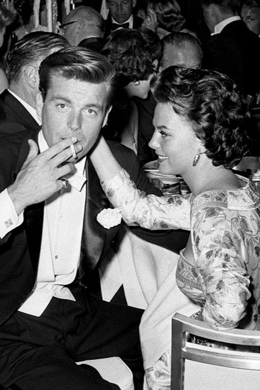 Robert Wagner and Natalie Wood at Oscar Dinner