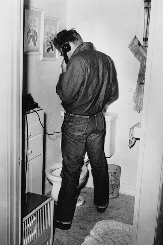 James Dean in Restroom