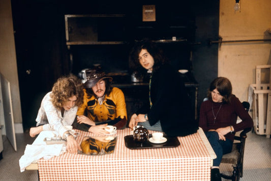 Led Zeppelin at Chateau Marmont Table